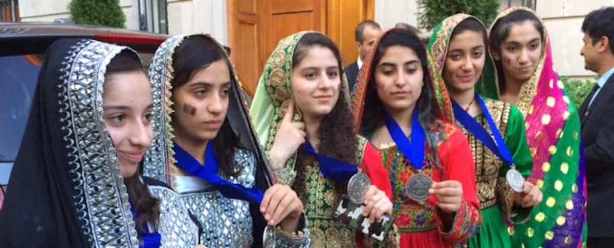 Afghan All-Girls Robotics Team Wins Silver Medal - All Together