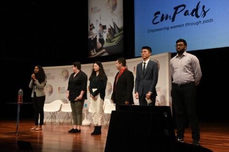 EmPads (Empowering Women Through Pads) won the mixed team competition