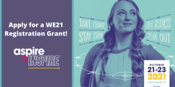 Apply for a WE21 Registration Grant! -