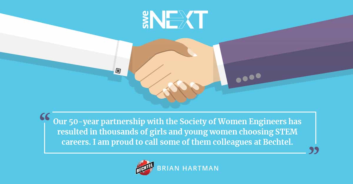 Bechtel expands partnership with the Society of Women Engineers -