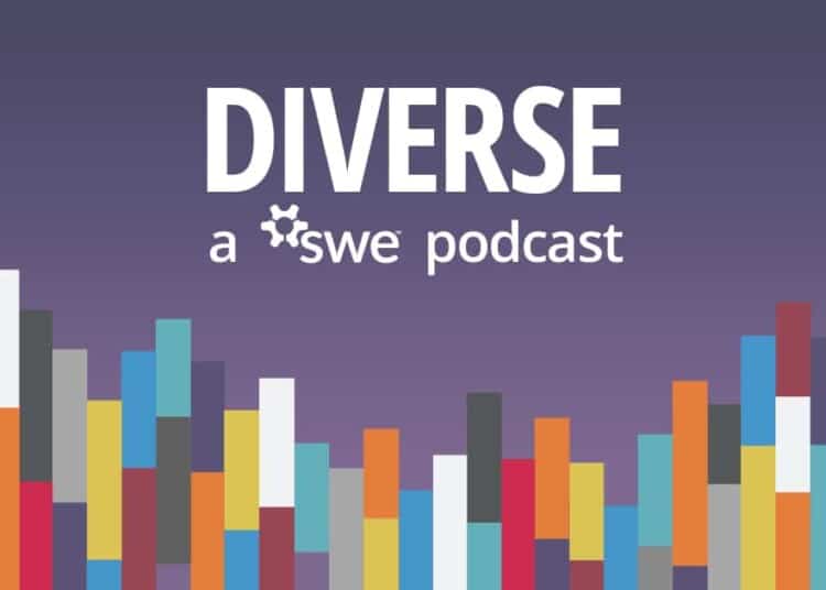 Diverse: a SWE podcast branded graphic