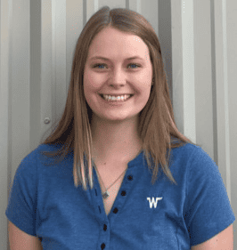 Ashley Larson headshot woman in engineering intern