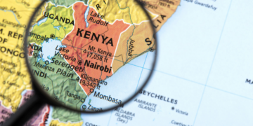 Map of SWE Nairobi in Kenya