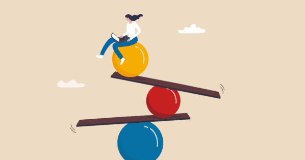 work life balance illustration